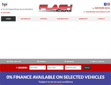 Tablet Screenshot of flashcarsales.com